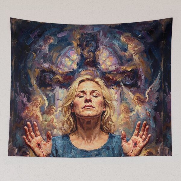 Item preview, Stigmata Supernatural Horror Fine Art Tribute designed and sold by Art's Diner.