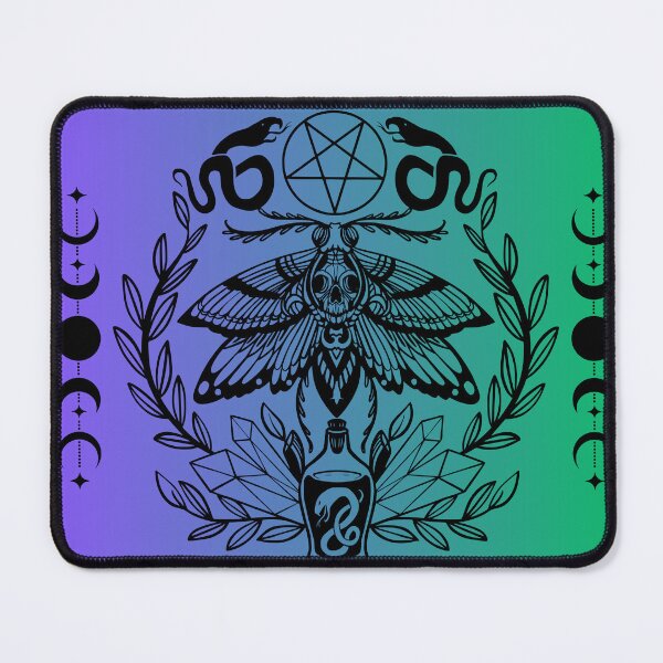 Item preview, Purple Green Skull Moth designed and sold by CursedButCute1.