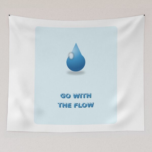 Item preview, Go With The Flow Glossy 3D Water Drop designed and sold by kd2010.