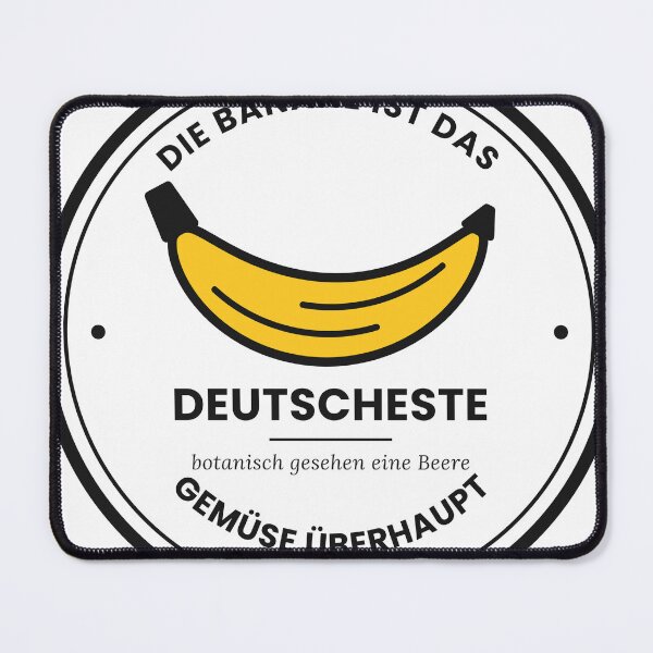 Item preview, The banana is the most German vegetable of all - funny saying designed and sold by nomadjoiner.