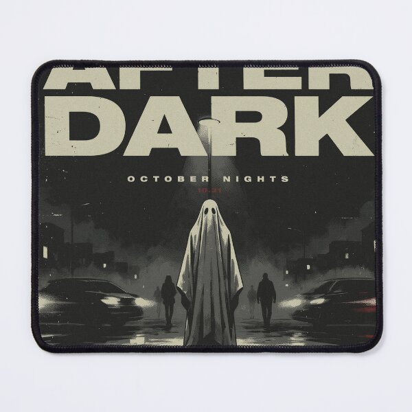 Item preview, After Dark Ghost – Dark Halloween Streetwear Illustration designed and sold by Crafted.ink.
