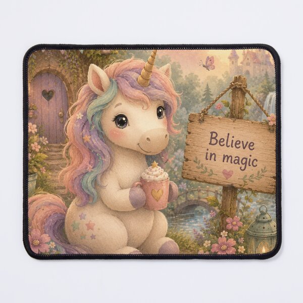 Item preview, Cozy unicorn designed and sold by Wolf-Essentials.