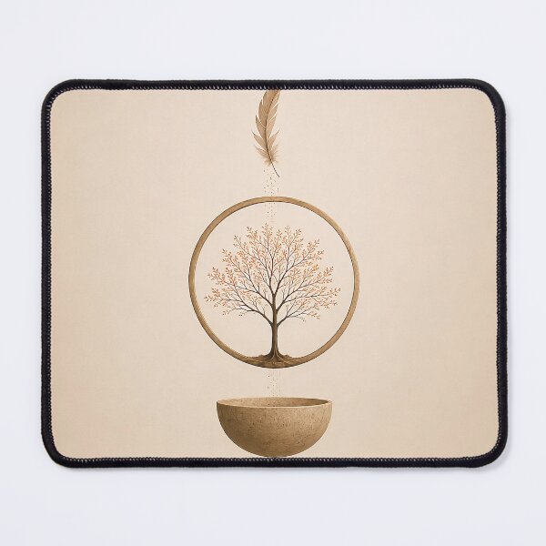 Item preview, The Quiet Offering – Symbolic Spiritual Wall Art designed and sold by SacredLensV.
