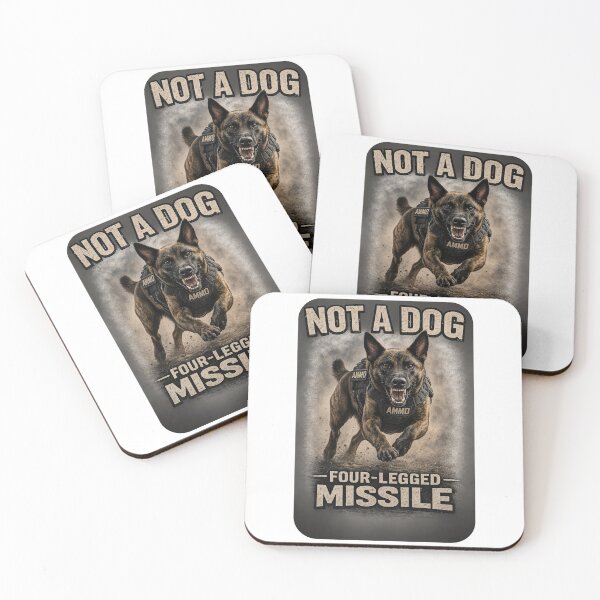 Item preview, Belgian Malinois 4 Legged Missile designed and sold by rockazona.