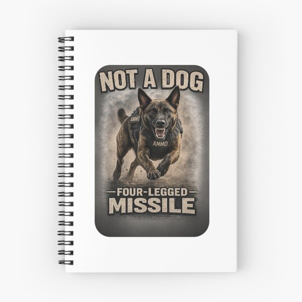 Item preview, Belgian Malinois 4 Legged Missile designed and sold by rockazona.