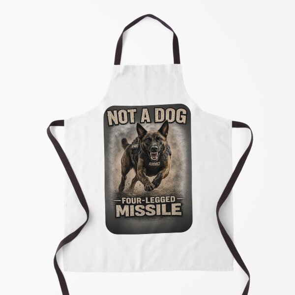 Item preview, Belgian Malinois 4 Legged Missile designed and sold by rockazona.