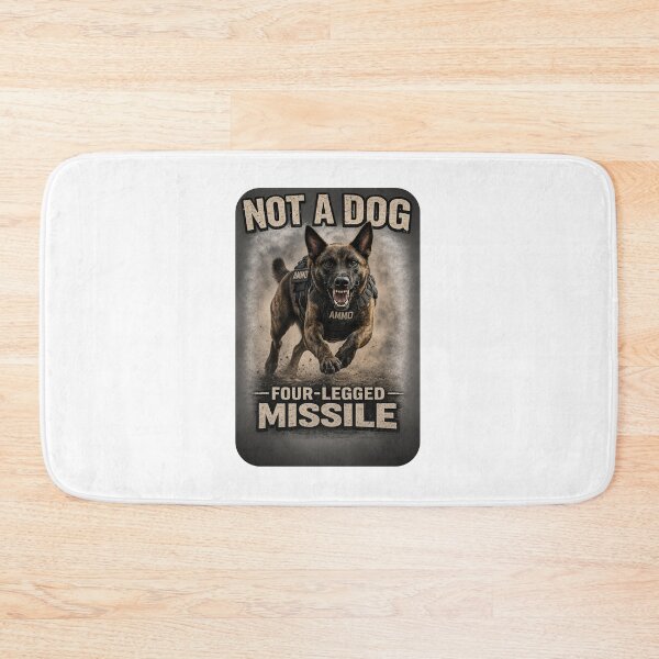 Item preview, Belgian Malinois 4 Legged Missile designed and sold by rockazona.
