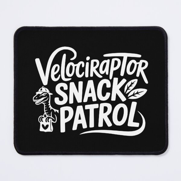 Item preview, Velociraptor Snack Patrol designed and sold by theartfulaspie.