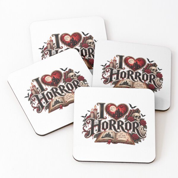 Item preview, I Love Horror designed and sold by The Merchants Vault.