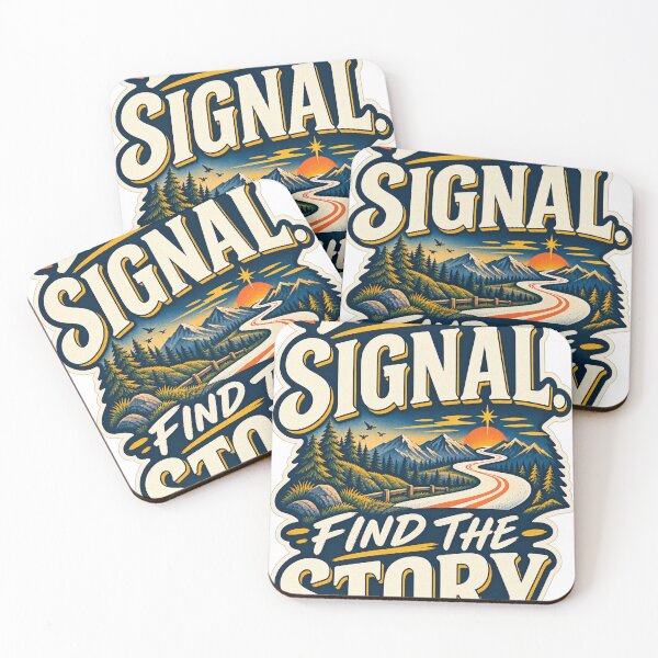 Item preview, Lose the Signal. Find the Story. designed and sold by Odd Hours Studio.