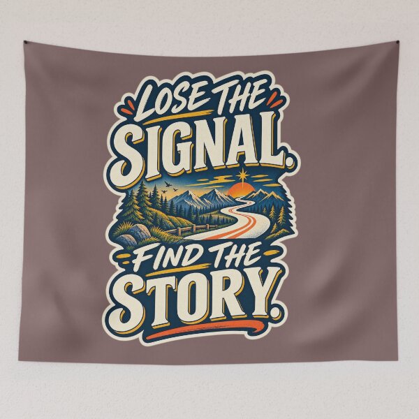 Item preview, Lose the Signal. Find the Story. designed and sold by Odd Hours Studio.