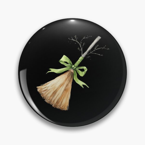 Item preview, Rustic Broom with Green Ribbon designed and sold by ilkansiturikman.