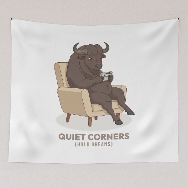 Item preview, Cozy Buffalo Gaming Hour Vintage Aesthetic designed and sold by COZY VINTAGE animal.