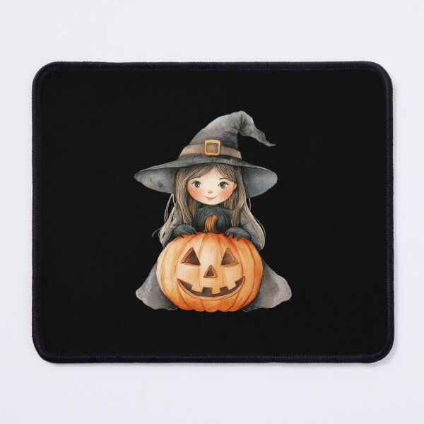 Item preview, Cute Witch with Pumpkin designed and sold by ilkansiturikman.