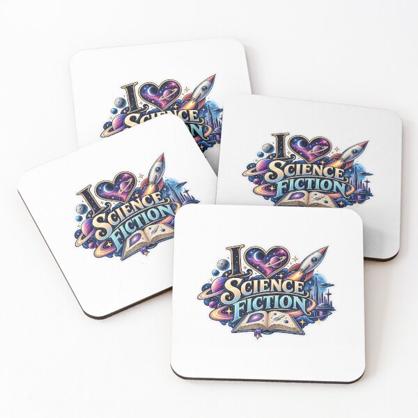 Item preview, I Love Science Fiction designed and sold by The Merchants Vault.