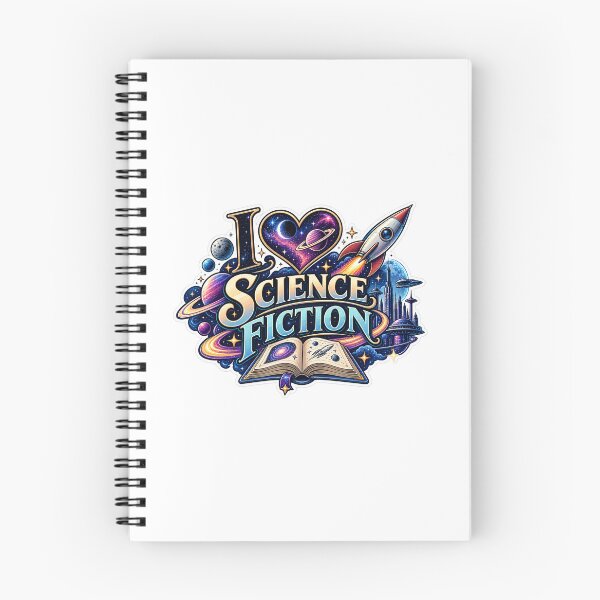 Item preview, I Love Science Fiction designed and sold by The Merchants Vault.