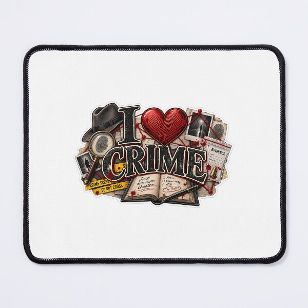 Item preview, I Love Crime designed and sold by The Merchants Vault.