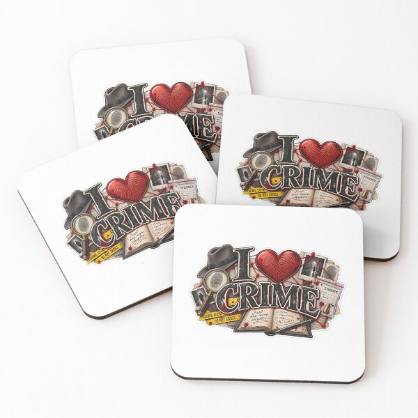 Item preview, I Love Crime designed and sold by The Merchants Vault.