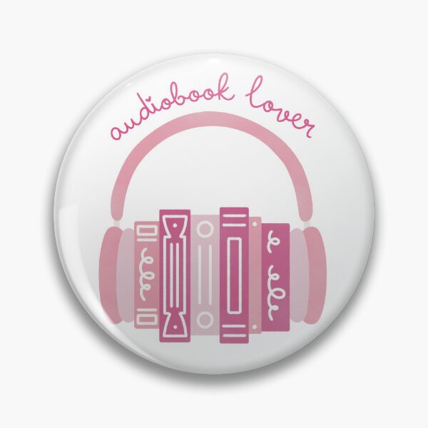 Item preview, Audiobook Lover Pink Book Stack with Headphones designed and sold by winterpumpkin.