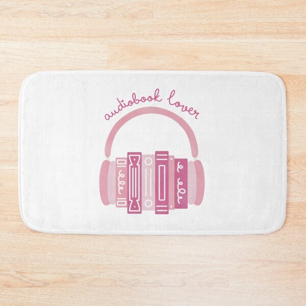 Item preview, Audiobook Lover Pink Book Stack with Headphones designed and sold by winterpumpkin.