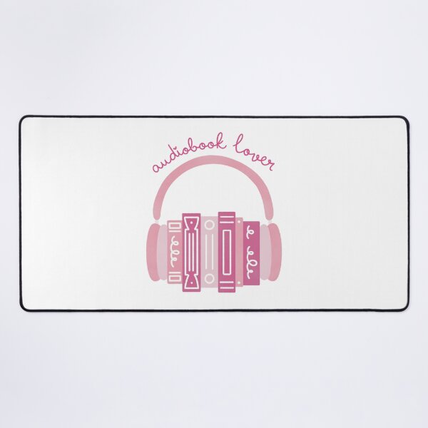 Item preview, Audiobook Lover Pink Book Stack with Headphones designed and sold by winterpumpkin.