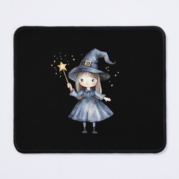 Item preview, Cute Little Witch with Wand designed and sold by ilkansiturikman.