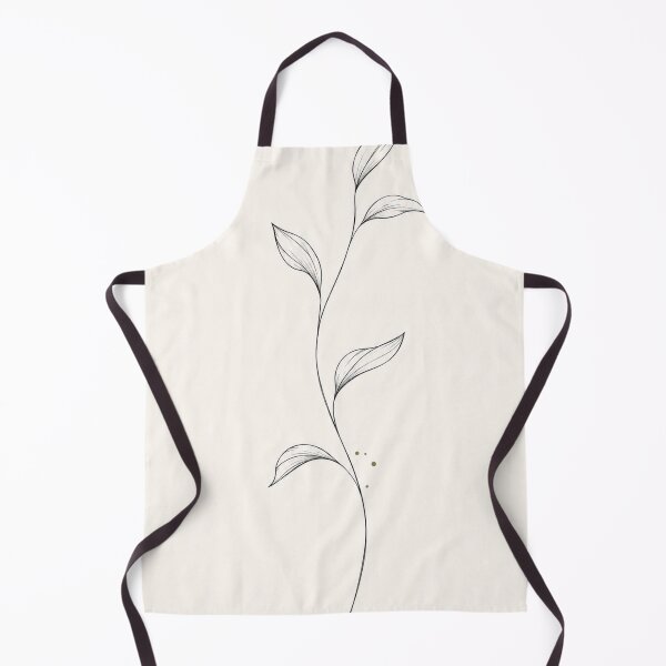 Item preview, Single Stem Botanical Line Art | Minimalist Olive & Ivory Botanical Print designed and sold by Zaramodo.