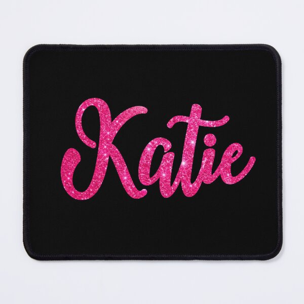 Item preview, Katie Hot Pink Sparkly Personalised Name Design designed and sold by CamilasPrints.