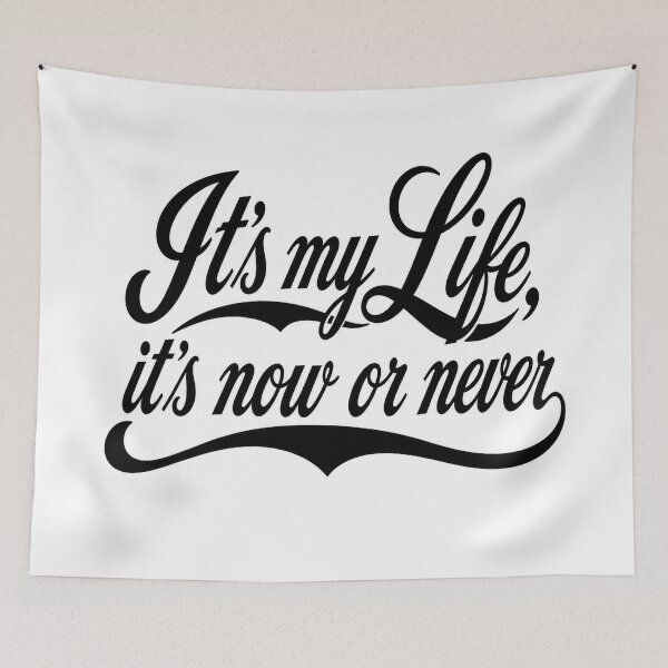Item preview, It's My Life Retro Script Typography Design designed and sold by Strongermind.