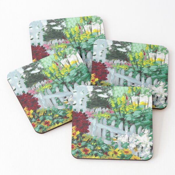 Item preview, Flower Garden Painting designed and sold by SkeletonShopz.