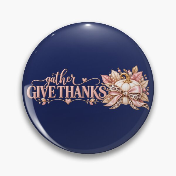 Item preview, Gather Give Thanks – Blush Leopard Thanksgiving Pumpkin designed and sold by HO•Designs.