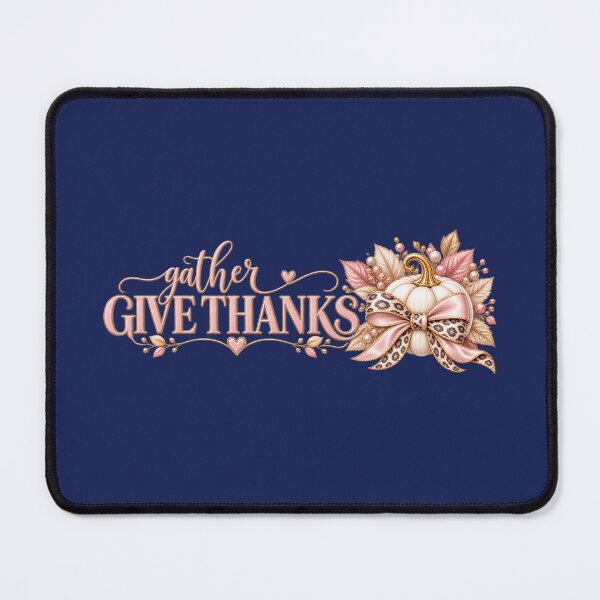 Item preview, Gather Give Thanks – Blush Leopard Thanksgiving Pumpkin designed and sold by HO•Designs.
