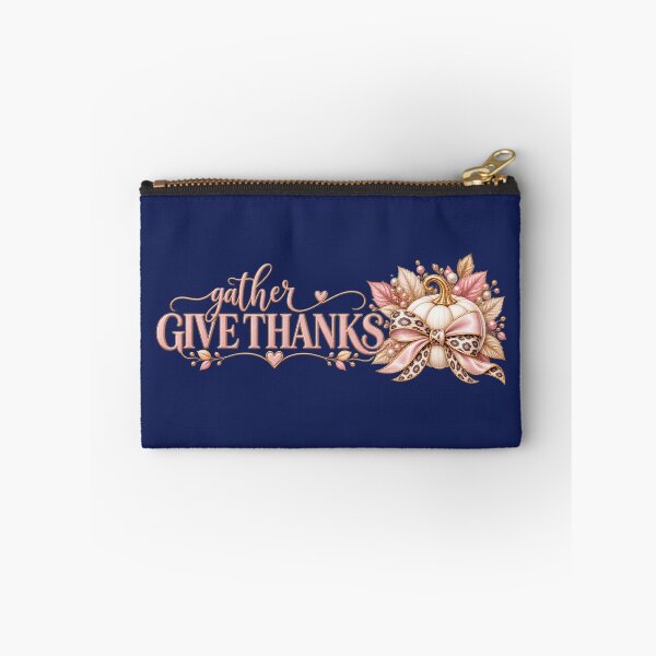 Item preview, Gather Give Thanks – Blush Leopard Thanksgiving Pumpkin designed and sold by HO•Designs.