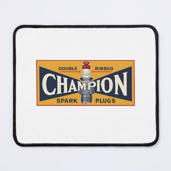 Item preview, Champion Double Ribbed Spark Plugs Advertising Sign designed and sold by interdesigner.