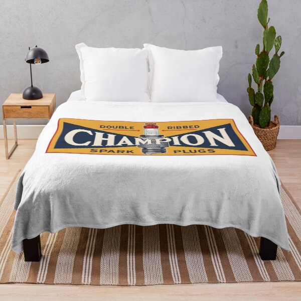 Item preview, Champion Double Ribbed Spark Plugs Advertising Sign designed and sold by interdesigner.