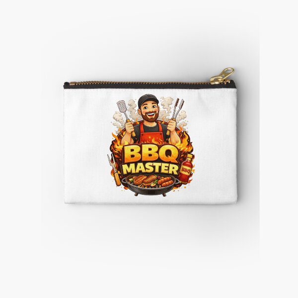 Item preview, BBQ Master Grill King Funny Barbecue Chef Cooking Design. designed and sold by The-T-In-Retro.