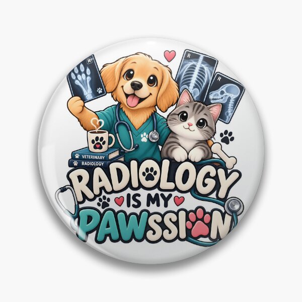 Item preview, Radiology Is My Pawssion – Cute Veterinary Radiology Cat & Dog designed and sold by Bettybee00.