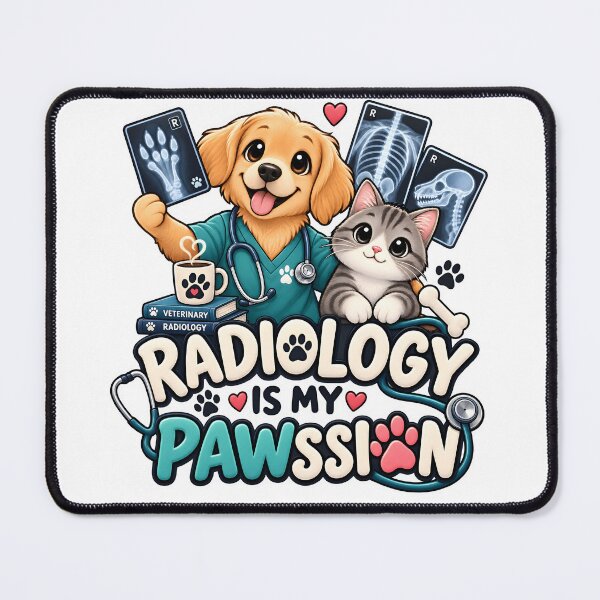 Item preview, Radiology Is My Pawssion – Cute Veterinary Radiology Cat & Dog designed and sold by Bettybee00.
