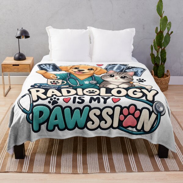 Item preview, Radiology Is My Pawssion – Cute Veterinary Radiology Cat & Dog designed and sold by Bettybee00.