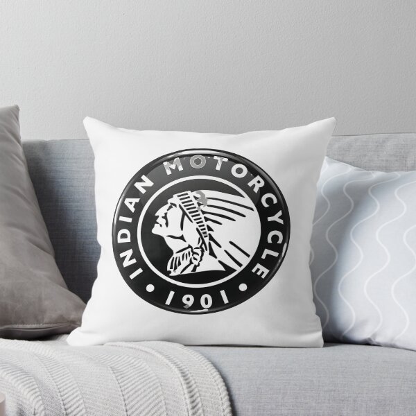 Item preview, Vintage Indian Motorcycle "Est. 1901" Headdress Emblem designed and sold by interdesigner.