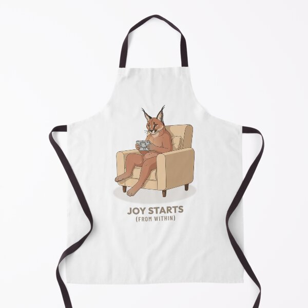 Item preview, Relaxing Caracal Gaming Session Retro Aesthetic designed and sold by COZY VINTAGE animal.