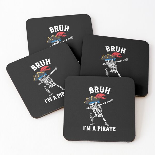 Item preview, Bruh I'm A Pirate Skeleton Dab Funny Halloween Meme designed and sold by PopStars1993.