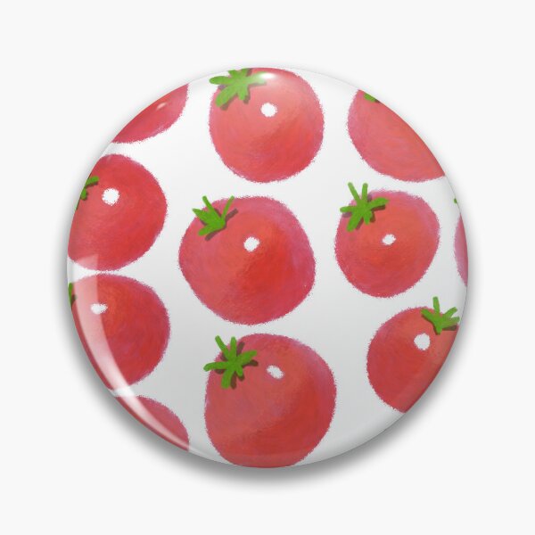 Item preview, uicy Hand-Painted Tomatoes Seamless Pattern (Warm Retro Kitchen Art) designed and sold by NataliRubchik.