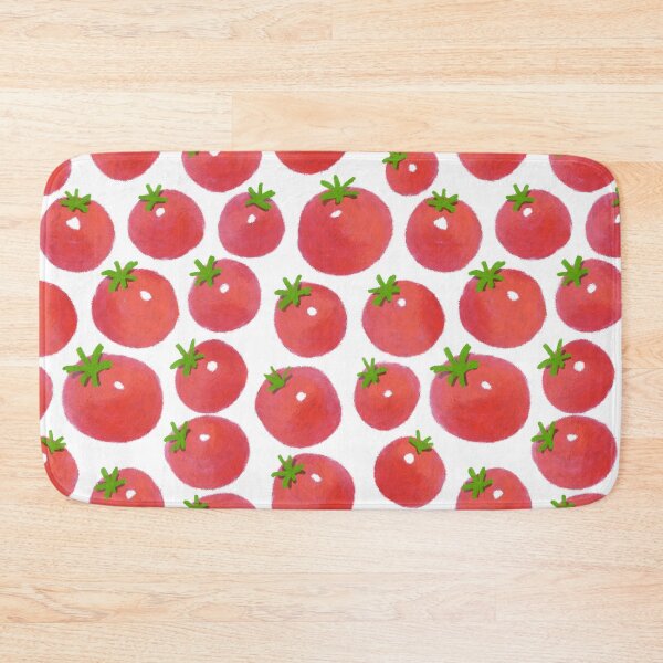 Item preview, uicy Hand-Painted Tomatoes Seamless Pattern (Warm Retro Kitchen Art) designed and sold by NataliRubchik.