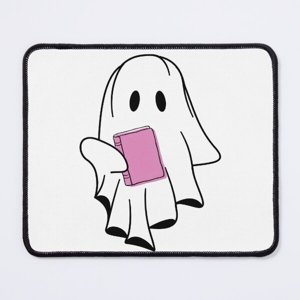 Item preview, Cute Bookish Ghost Holding Pink Book Kindle Sticker designed and sold by MagicChelsea.