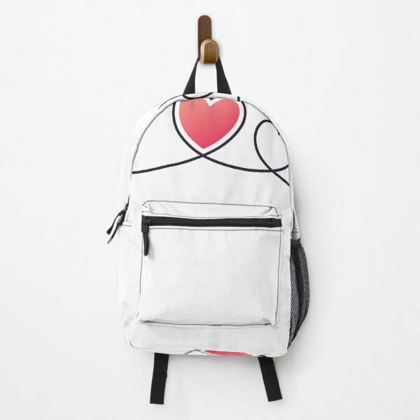 Item preview, Continuous Line Hearts Pink Gradient Sticker Art designed and sold by SolutionsArt.