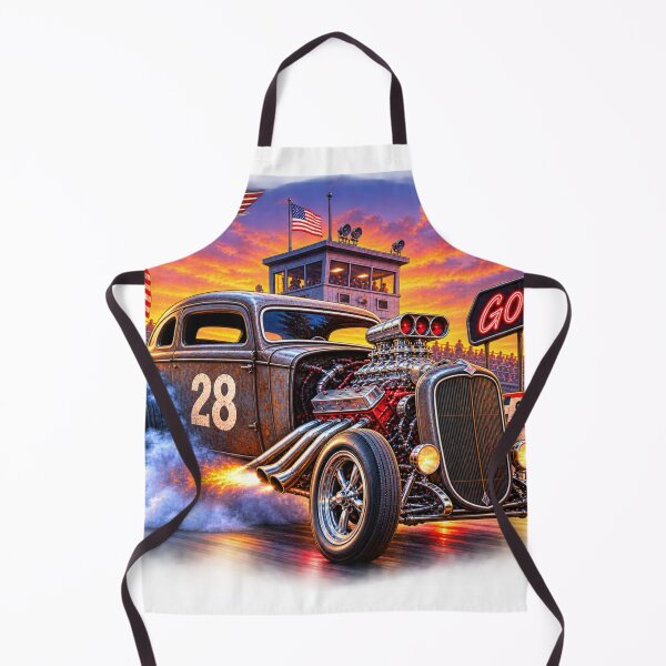 Item preview, American Hot Rod Drag Racing designed and sold by Normandy Road Heritage™ - Vintage Garage Art.