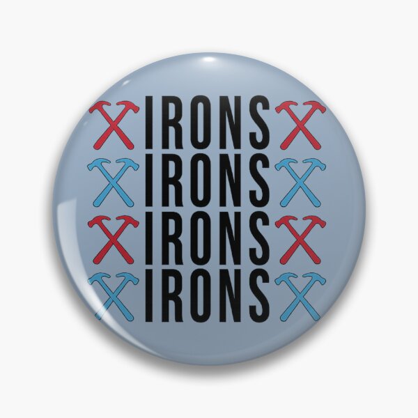 Item preview, West Ham Irons – Claret & Blue Crossed Hammers Football Design designed and sold by FutureTraveller.
