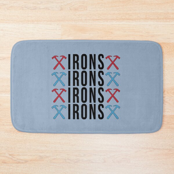 Item preview, West Ham Irons – Claret & Blue Crossed Hammers Football Design designed and sold by FutureTraveller.