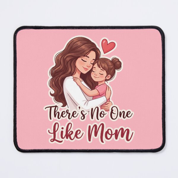 Item preview, There’s No One Like Mom – Cute Mother and Daughter Love Illustration 4 designed and sold by WordPlayStudio.